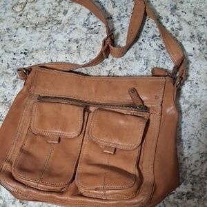 Tan Leather Men's Bag